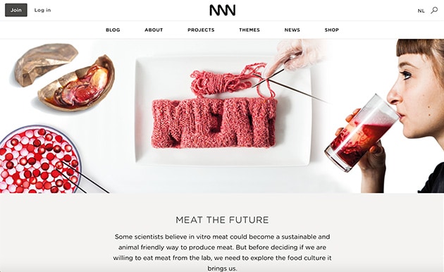 Next Nature Networkの「MEAT THE FUTURE」プロジェクト