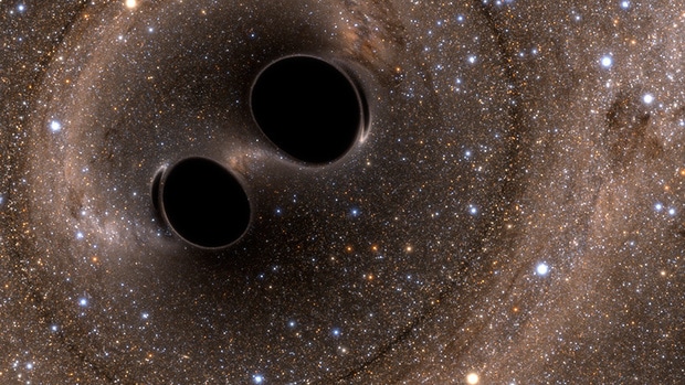 アメリカのレーザー干渉計重力波天文台「LIGO」などにより、2015年から検出され始めた重力波。これまで検出された重力波は、どれも２つのブラックホールが合体するときに発生したもの。