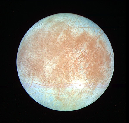 木星の第二衛星エウロパ