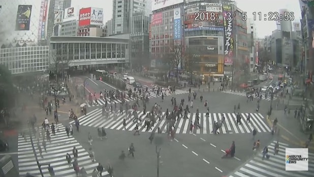 ライブカメラが様々な場所に置かれたことにより、ヒトは千里眼や透視能力を得た渋谷のスクランブル交差点