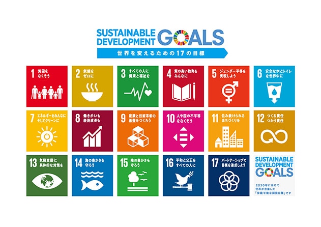 SDGs（Sustainable Development Goals）は、持続可能な世界を実現するための17のゴールと169のターゲットから構成されている