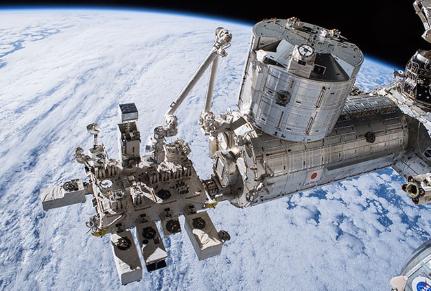 ISSの日本の実験モジュール「きぼう」