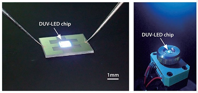 情報通信研究機構が開発した深紫外LED