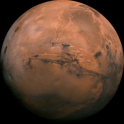 火星の図