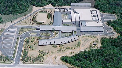 兵庫県立粒子線医療センターの航空写真