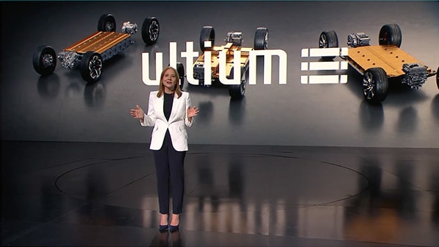 CES 2022でのGMのメアリー・バーラCEO