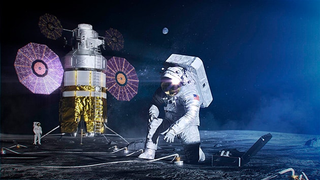 月面での船外活動のイメージ画像