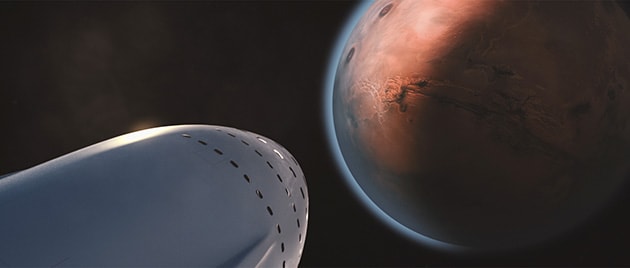 有人火星飛行のイメージ画像