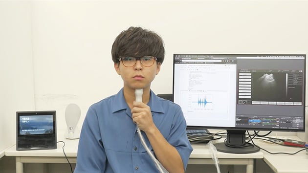 サイレントスピーチ・SottoVoce: 超音波画像と深層学習による無発声音声インタラクション（2019）