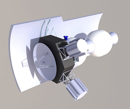 プロジェクト・ライラの探査機の想像図
