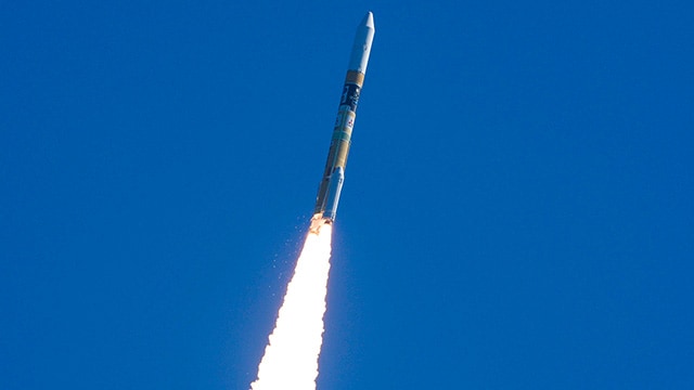 飛行するH-IIAロケット47号機（2023年9月7日）