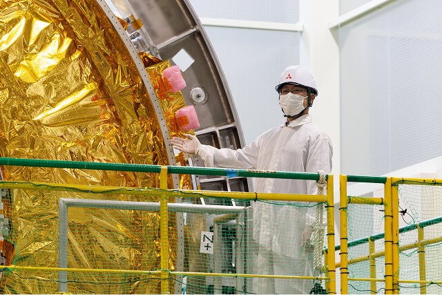 HTV-Xをロケットから分離する装置の開発や、立体パズルのような荷物の積み方を手がけた御子柴さん