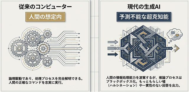 従来のコンピューターとは明白に違う特性が、AIを使いにくいツールにしている面がある