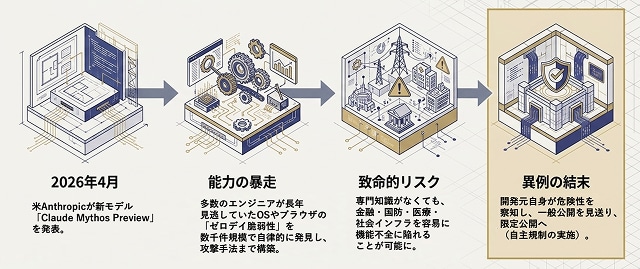 悪用されれば社会的混乱を生むほど賢いAIが生まれ、開発元自身が公開を自主規制