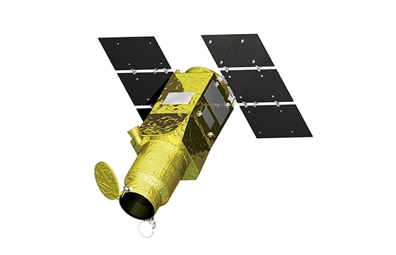 ASNARO-1のフライトイメージ写真